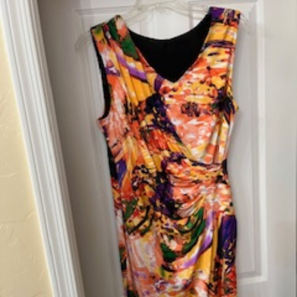 Essex Multi-colored Sleeveless Sheath Dress